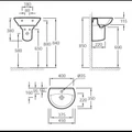 Раковина Jacob Delafon Patio E4144-00, 45 x 35 см E4144-00