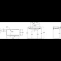 Раковина Jacob Delafon Rythmik EXN112-Z-00, 100 см, подвесная EXN112-Z-00