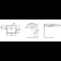 Раковина Jacob Delafon Vasque Sully 50 x 40 см, EVT112-00 EVT112-00