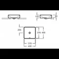Раковина Jacob Delafon Vox 40 EVG102-PT6 с принтом EVG102-PT6