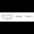 Раковина накладная Jacob Delafon Vox EVC112-00, 80 x 45 см, с переливным отверстием EVC112-00