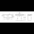 Раковина подвесная Jacob Delafon Vox EXAB112-00, 120 х 46 см EXAB112-00