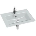 Раковина стеклянная Jacob Delafon Vox EB2105-DD1, 60 х 45 см, белая глянцевая EB2105-DD1
