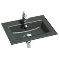 Раковина стеклянная Jacob Delafon Vox EB2105-DD2, 60 х 45 см, серая глянцевая EB2105-DD2