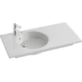 Раковина-столешница Jacob Delafon Odeon Rive Gauche EXAU112-00, 100 см, белая EXAU112-00