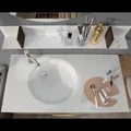 Раковина-столешница Jacob Delafon Odeon Rive Gauche EXAU112-00, 100 см, белая EXAU112-00