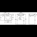 Раковина-столешница Jacob Delafon Odeon Rive Gauche EXBA112-00, 60 см EXBA112-00