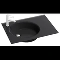 Стеклянная раковина Jacob Delafon Odeon Rive Gauche EB2562-DE2, 80 см, черный матовый EB2562-DE2
