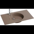 Стеклянная раковина Jacob Delafon Odeon Rive Gauche EB2563-DE3, 90 см, матовая бронза EB2563-DE3