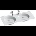 Стеклянная раковина Jacob Delafon Odeon Rive Gauche EB2565-DE1, 120 см, белый, матовый EB2565-DE1