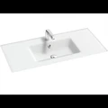 Стеклянная раковина Jacob Delafon Sherwood 100 см, белый матовый, EB1830RU-DE1 EB1830RU-DE1