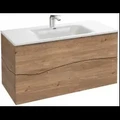 Стеклянная раковина Jacob Delafon Sherwood 100 см, белый матовый, EB1830RU-DE1 EB1830RU-DE1