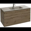 Стеклянная раковина Jacob Delafon Sherwood EB1830RU-DE5 100 см, матовый базальт EB1830RU-DE5