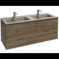 Стеклянная раковина Jacob Delafon Sherwood EB1831RU-DE5 120 см, матовый базальт EB1831RU-DE5