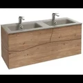 Стеклянная раковина Jacob Delafon Sherwood EB1831RU-DE5 120 см, матовый базальт EB1831RU-DE5