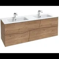 Стеклянная раковина Jacob Delafon Sherwood EB1832RU-DE1 140 см, белый матовый EB1832RU-DE1