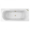 Гидромассажная акриловая ванна Jacob Delafon Elise E60279RU-01 SOFT BR, 170 x 75 см, белая, форсунки бронза E60279RU-01 SOFT BR