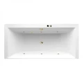 Гидромассажная акриловая ванна Jacob Delafon Evok E60269RU-00 SOFT BR, 180 x 80 см, белая, форсунки бронза E60269RU-00 SOFT BR