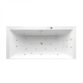 Гидромассажная акриловая ванна Jacob Delafon Evok E60269RU-00 ULTRA BR, 180 x 80 см, белая, форсунки бронза E60269RU-00 ULTRA BR