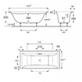Гидромассажная акриловая ванна Jacob Delafon Evok E60269RU-00 ULTRA WH, 180 x 80 см, белая, форсунки белые E60269RU-00 ULTRA WH