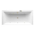 Гидромассажная акриловая ванна Jacob Delafon Evok E60270-00 SOFT BR, 190 х 90 см, белая, форсунки бронза E60270-00 SOFT BR