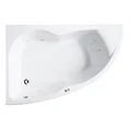 Гидромассажная акриловая ванна Jacob Delafon Micromega Duo Chromo E60220RU-00 LINE CR, 170 х 105 см, правая, белая, форсунки хром E60220RU-00 LINE CR