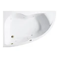 Гидромассажная акриловая ванна Jacob Delafon Micromega Duo Chromo E60221RU-00 SOFT BR, 170 х 105 см, левая, белая, форсунки бронза E60221RU-00 SOFT BR