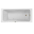 Гидромассажная акриловая ванна Jacob Delafon Odeon Up E6057RU-00 LINE BR, 160 х 75 см, белая, форсунки бронза E6057RU-00 LINE BR