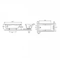 Гидромассажная акриловая ванна Jacob Delafon Odeon Up E6057RU-00 SOFT WH, 160 х 75 см, белая, форсунки белые E6057RU-00 SOFT WH