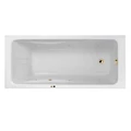 Гидромассажная акриловая ванна Jacob Delafon Odeon Up E6060RU-00 LINE GL, 150 х 70 см, белая, форсунки золото E6060RU-00 LINE GL