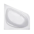 Гидромассажная акриловая ванна Jacob Delafon Odeon Up E6070RU-00 LINE WH, 140 х 140 см, белая, форсунки белые E6070RU-00 LINE WH