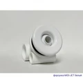 Гидромассажная акриловая ванна Jacob Delafon Odeon Up E6070RU-00 LINE WH, 140 х 140 см, белая, форсунки белые E6070RU-00 LINE WH