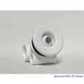 Гидромассажная акриловая ванна Jacob Delafon Ove E6D302RU-00 LINE WH, 170 x 70 см, каркас в подарок, белая, форсунки белые E6D302RU-00 LINE WH