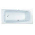 Гидромассажная акриловая ванна Jacob Delafon Patio E6810RU-01 SOFT CR,  150 х 70 см, каркас в подарок, белая, форсунки хром E6810RU-01 SOFT CR