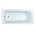 Гидромассажная акриловая ванна Jacob Delafon Patio E6812RU-01 SOFT GL, 170 х 70 см, каркас в подарок, белая, форсунки золото E6812RU-01 SOFT GL