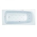 Гидромассажная акриловая ванна Jacob Delafon Patio E6812RU-01 ULTRA CR, 170 х 70 см, каркас в подарок, белая, форсунки хром E6812RU-01 ULTRA CR