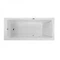 Гидромассажная акриловая ванна Jacob Delafon Sofa E60515RU-01 LINE BR, 170 x 75 см, каркас в подарок, белая, форсунки бронза E60515RU-01 LINE BR