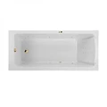 Гидромассажная акриловая ванна Jacob Delafon Sofa E60515RU-01 LINE GL, 170 x 75 см, каркас в подарок, белая, форсунки золото E60515RU-01 LINE GL