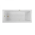 Гидромассажная акриловая ванна Jacob Delafon Sofa E60515RU-01 SOFT GL, 170 x 75 см, каркас в подарок, белая, форсунки золото E60515RU-01 SOFT GL