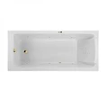 Гидромассажная акриловая ванна Jacob Delafon Sofa E60518RU-00 LINE GL, 170 x 70 см, встраиваемая, каркас в подарок, белая, форсунки золото E60518RU-00 LINE GL