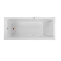 Гидромассажная акриловая ванна Jacob Delafon Sofa E60518RU-00 SOFT GL, 170 x 70 см, встраиваемая, каркас в подарок, белая, форсунки золото E60518RU-00 SOFT GL