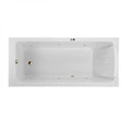 Гидромассажная акриловая ванна Jacob Delafon Sofa E6D300RU-00 LINE BR, 150 x 70 см, белая, форсунки бронза E6D300RU-00 LINE BR