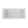Гидромассажная акриловая ванна Jacob Delafon Sofa E6D300RU-00 LINE GL, 150 x 70 см, белая, форсунки золото E6D300RU-00 LINE GL