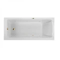 Гидромассажная акриловая ванна Jacob Delafon Sofa E6D300RU-00 SOFT GL, 150 x 70 см, белая, форсунки золото E6D300RU-00 SOFT GL