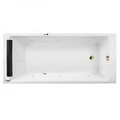 Гидромассажная акриловая ванна Jacob Delafon Spacio E6D161RU-00 LINE GL, 170 х 75 см, белая, форсунки золото E6D161RU-00 LINE GL