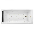 Гидромассажная акриловая ванна Jacob Delafon Spacio E6D161RU-00 ULTRA NANO BR, 170 х 75 см, белая, форсунки бронза E6D161RU-00 ULTRA NANO BR