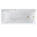 Гидромассажная акриловая ванна Jacob Delafon Trocadero E6D355RU-00 SOFT GL, 180 х 80 см, белая, форсунки золото E6D355RU-00 SOFT GL