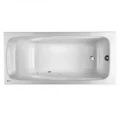 Гидромассажная чугунная ванна Jacob Delafon Repos E2130-00 SOFT CR, 160 x 75 см, E2130-00 SOFT WH, ножки в подарок, белая, форсунки хром E2130-00 SOFT CR