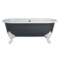 Чугунная отдельностоящая ванна Jacob Delafon Cleo E29014-MGB, 175 х 80 см, цвет антрацит матовый E29014-MGB