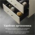 Тумба под раковину AQUATON Нео-Классика 65 2 ящика, белый камень 1A290101NCTG0 1A290101NCTG0